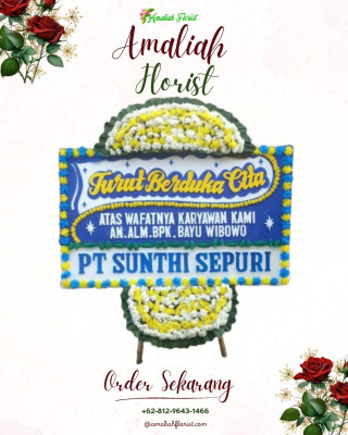 Papan Bunga Duka di Malalayang Satu Timur