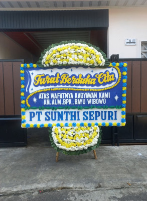 Papan Bunga Duka di Malalayang Satu Timur